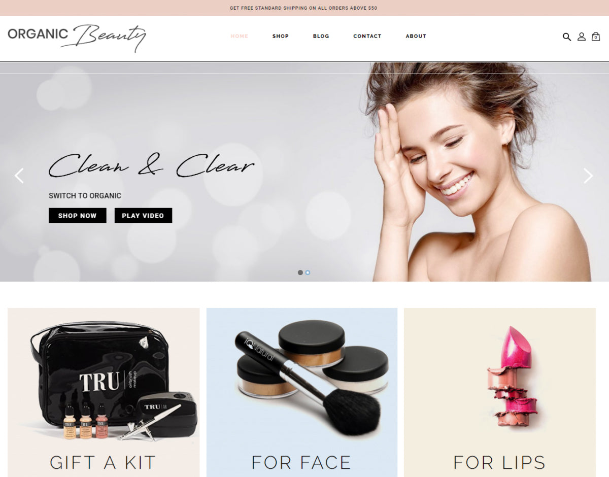 Organic Beauty - Beauty Premium Shopify Theme